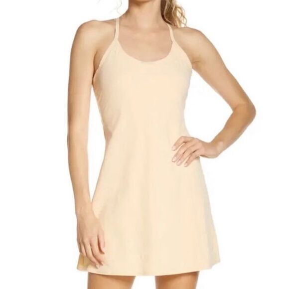 Outdoor Voices Exercise Workout Athletic Dress in Toscana Cream Size Large - Picture 5 of 7
